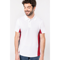 Polo de punto piqu manga corta bicolor hombre - Ref. XK232