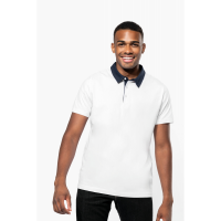 Polo jersey bicolor hombre - Ref. XK260