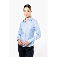 Camisa no-plancha manga larga mujer - Ref. XK538