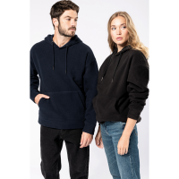 Sudadera oversize con capucha - micropolar reciclado - Unisex - Ref. XK949