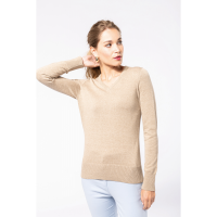 Jersey cuello de pico mujer - Ref. XK966