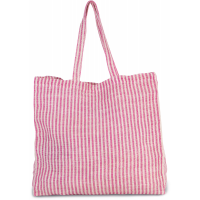 Bolsa de compras de juco a rayas - Ref. XKI0236