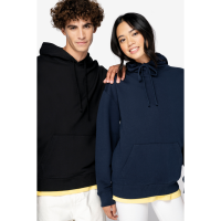 Sudadera ecorresponsable con capucha y hombros cados French Terry unisex - Ref. XNS431