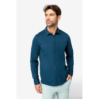 Camisa ecorresponsable de punto jersey hombre - Ref. XNS510