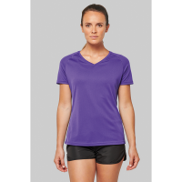 Camiseta de deporte cuello de pico mujer - Ref. XPA477