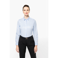 Camisa sarga manga larga mujer - Ref. XPK507