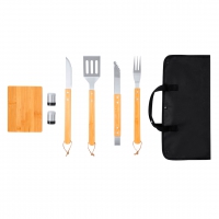 SET BARBACOA 7 ACCESORIOS. FUNDA POLISTER ESTROL - Ref. M20469