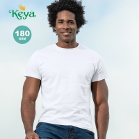 CAMISETA ADULTO BLANCA GRUESA MC180-OE KEYA - Ref. M5860