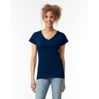 Camiseta Softstyle cuello V mujer - Ref. F10909