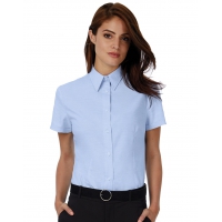 Camisa Oxford manga corta mujer - Ref. F71142