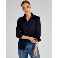 Camisa Oxford Workwear manga larga mujer entallada - Ref. F76111