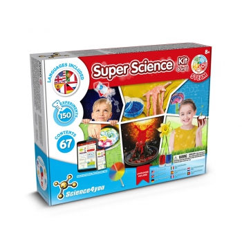 Juguete educativo para nios 6 in 1 Super Science Kit I made in europe - Ref. P35815