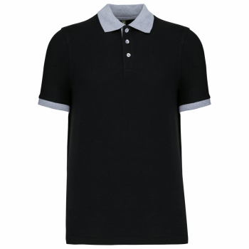 Polo piqu bicolor hombre - Ref. XK258