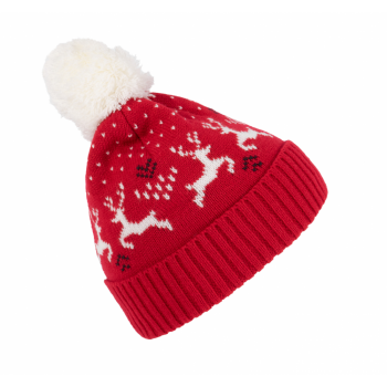 Gorro de Navidad con diseo de renos - Ref. XKP512