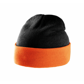 Gorro bicolor con dobladillo - Ref. XKP514