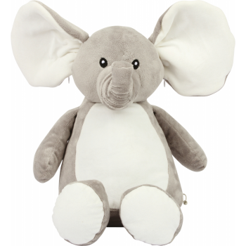 Elefante de peluche con cremallera - Ref. XMM558