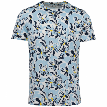 Camiseta ecorresponsable con estampado tropical hombre - Ref. XNS350