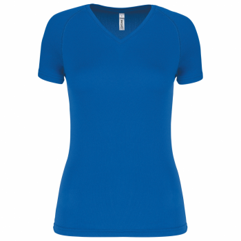 Camiseta de deporte cuello de pico mujer - Ref. XPA477