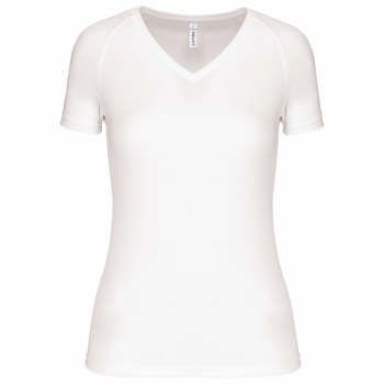 Camiseta de deporte cuello de pico mujer - Ref. XPA477