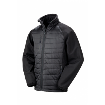 Chaqueta Softshell Black Compass acolchada reciclada - Ref. XR237X