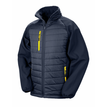 Chaqueta Softshell Black Compass acolchada reciclada - Ref. XR237X