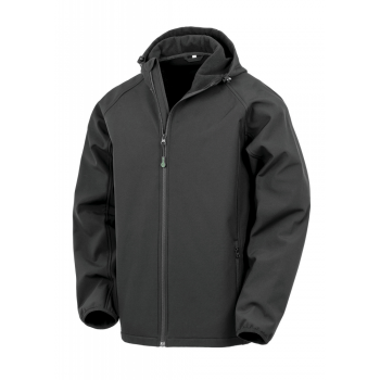 Chaqueta softshell reciclada de 3 capas con capucha hombre - Ref. XR911M