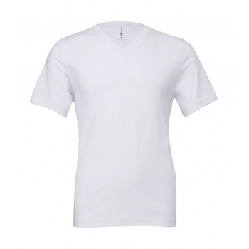 Camiseta cuello V unisex de punto simple - Ref. F13606