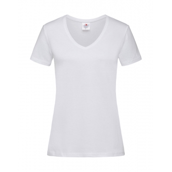 Camiseta Classic cuello V mujer - Ref. F19705