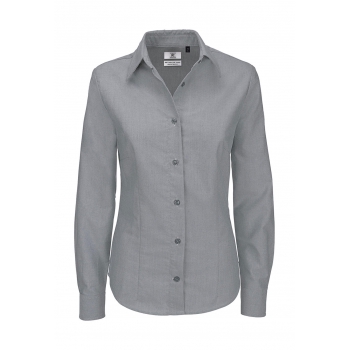 Camisa Oxford manga larga mujer - Ref. F71042