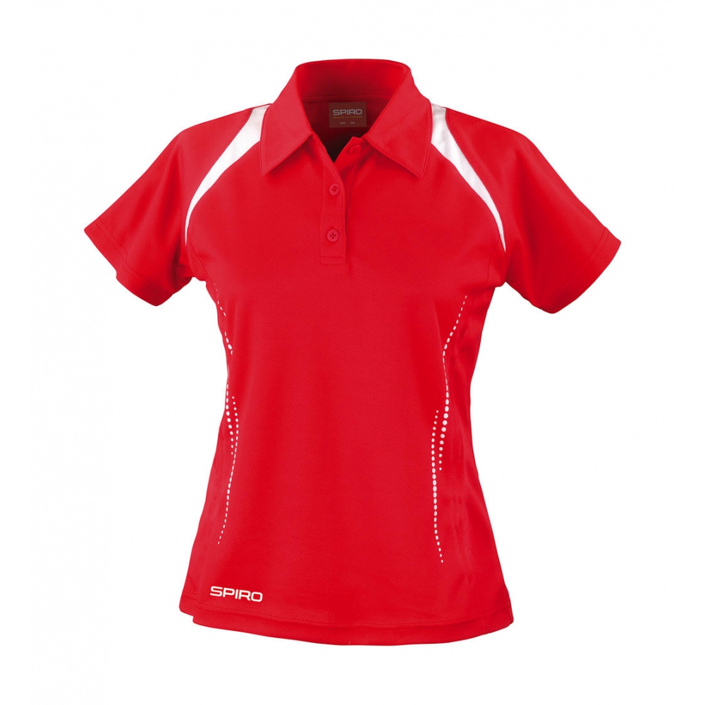 Polo Team Spirit Spiro mujer - F01933 - Red-Ness DE DEPORTE | Desde 12,21€%>